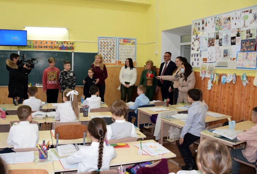 FOTO // Copiii refugiaților ucraineni frecventează școlile din Orhei